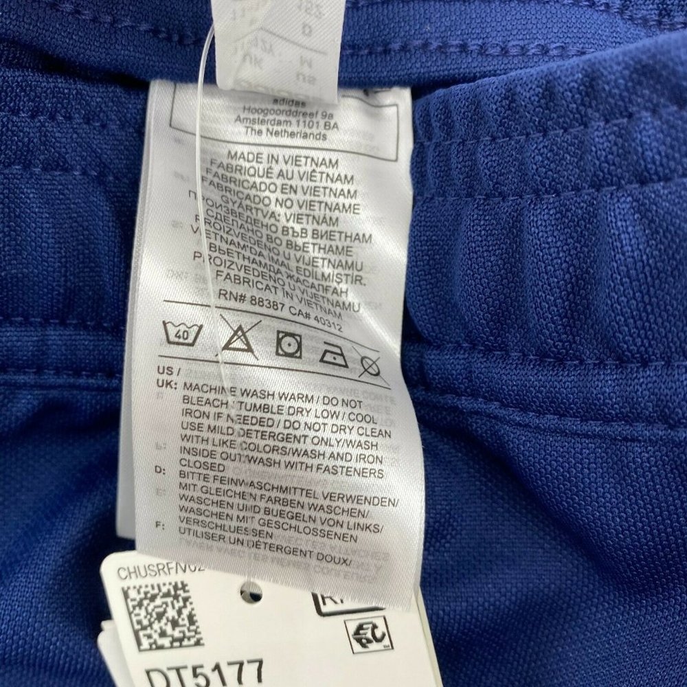 Adidas Boy's Tiro 19 Training Pants Navy Blue/White Side Stripe DT5177 sz M/8-10 - Picture 8 of 11
